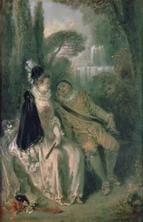 Le repos gracieux, vers 1713